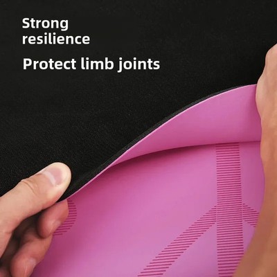 Rutschfeste Gymnastikmatte Yoga Matte Bodentraining Linien Design