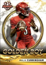 2021-22 Bowman University Malik Cunningham #GB-10 Golden Boy Louisville 17F