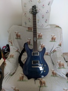 Ibanez Electric Guitar SZ520QM Blue Seymour Duncan Pick Ups