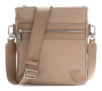 Guess Berlin Crossbody Flat UmhäNgetasche Tasche Sand Hellbraun Neu