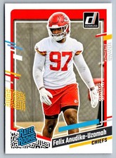 Felix Anudike-Uzomah 2023 Panini Donruss RC #349 Kansas City Chiefs Rated Rookie