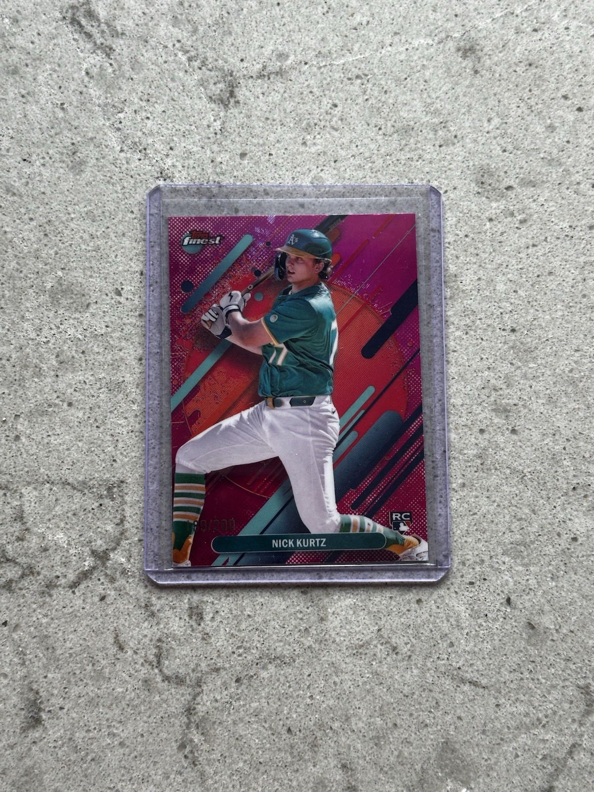 2025 Topps Finest - Rare Nick Kurtz #252 Magenta Refractor /200 (RC)