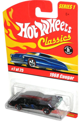 Hot Wheels Classics Series 1 Dark Blue 1968 Cougar #7/25 FREE SHIPPING!