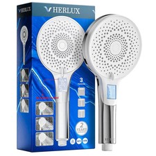 High Pressure Shower Head- 3-mode Handheld ShowerHead- Removable  Adjustable...