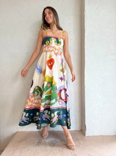 Alemais Seeker Sundress Size AU 16 / US 12 Midi Picnic Summer Dress