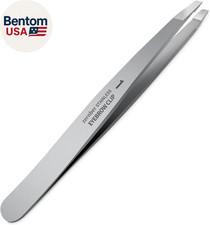 Eyebrow Hair Removal Tweezers, Slant Tweezer Handmade Professional Eyebrow Facia