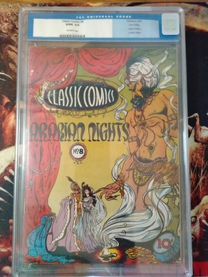 Classic Comics #8 Gilberton CGC 3.0 1943 Lost Valley Pedigree