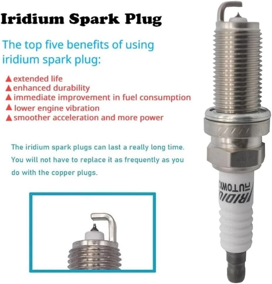 Bujía de iridio 16 piezas reemplazar Chrysler Dodge Jeep Ram 4,7 L 5,7 L 6,4 L V8 Foto 4 de 4