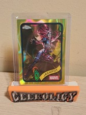 2025 Topps Chrome Marvel Jackpot #81 Yellow Lava Refractor