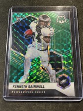 2021 Panini Mosaic - Rookies Kenneth Gainwell #339 Green Mosaic Prizm (RC)