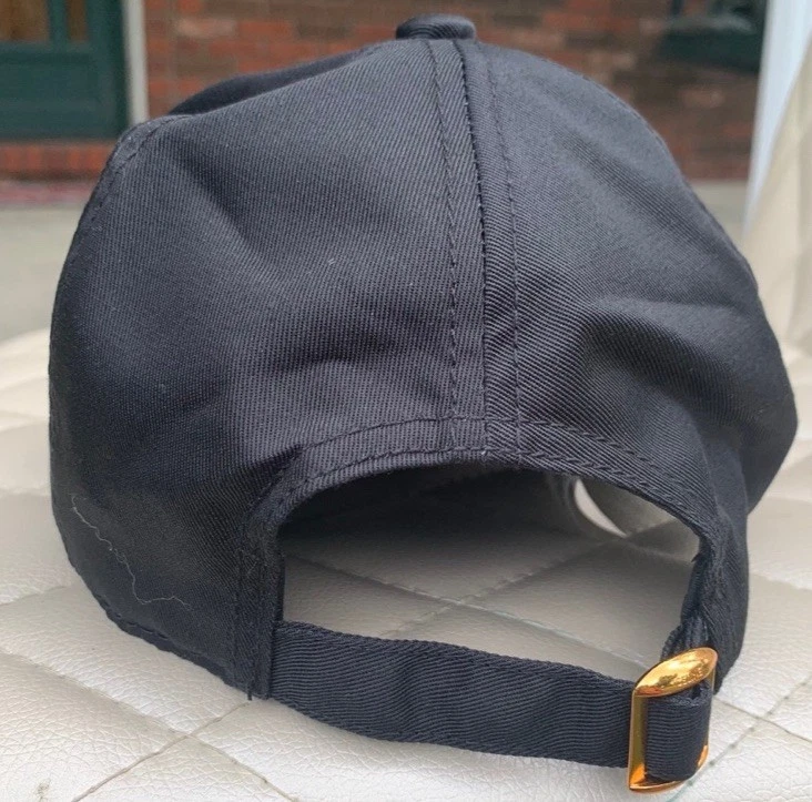 Celine Baseball Cap Hat Men Women In Cotton LOGO Size M Triomphe Black White - Image 3 of 4