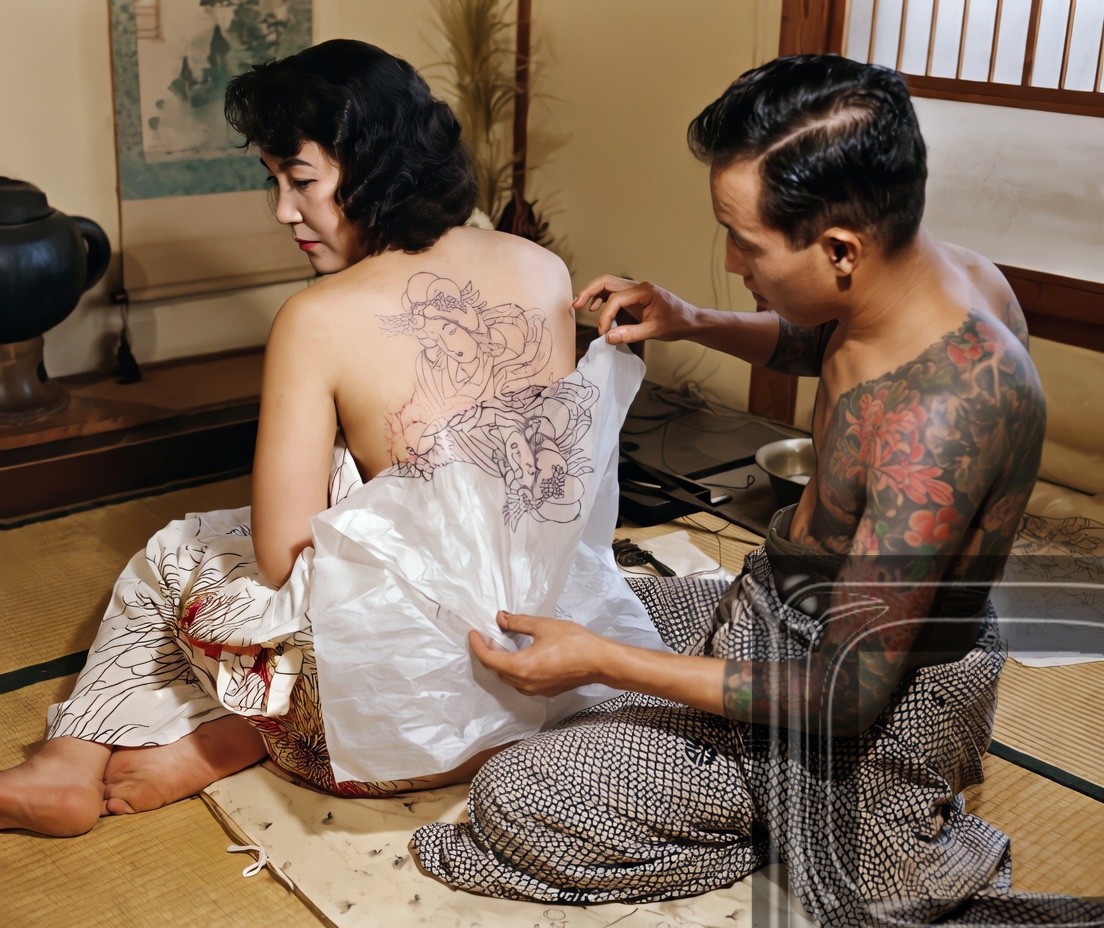 芸術写真 photo print Vintage, Tattoo Art photography 11 x 14