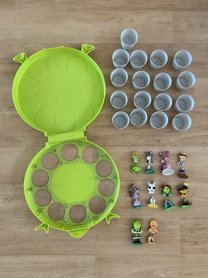 SELTEN! VINTAGE DREAMWORKS SHREK MINI FIGUREN 3D MEMORY SPIEL DWA MGA 2006