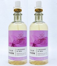 2 Bath  Body Works Aromatherapy LAVENDER IRIS Oils Mist 5.3 oz