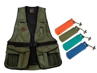 Mystique Dummyweste Profi Khaki + 4x Dummy 500g Set