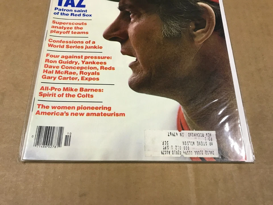 Vintage Sport Magazine - "Yaz: Patron Saint Of The Red Sox"- October 1978 - Image 3 of 4
