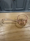 Pink depression Glass mayonnaise ladle