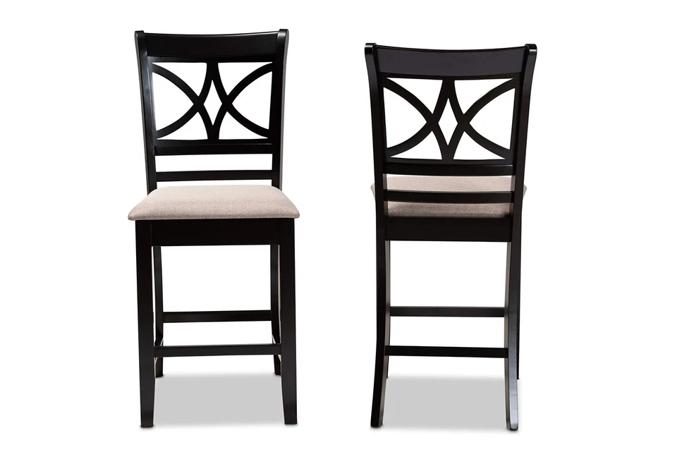 Ткань Chandler современная и современная с обивкой из песка и эспрессо коричневая F... - Изображение 2 из 4