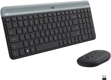 Logitech MK470 Slim Wireless Keyboard and Mouse Combo - Black/Gray - RETAIL