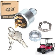 Golf Cart Ignition Switch For EZGO 1968 Up 3 Way 4 Terminal Replacement Part New