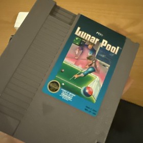 Lunar Pool (Nintendo Entertainment System NES, 1987) CIB Complete In Box TESTED!