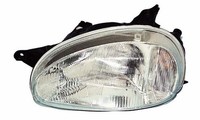 Scheinwerfer Links FüR Opel Corsa B 1993-2000 H4 Man. LWR Streuscheibe