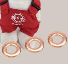 3x ELRING Dichtring Dichtscheibe Einspritzdüse Einspritzventil für SMART CDI