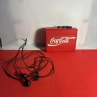 VTG 1994 Coca Cola Stereo Cassette Player w/ Headphones. Untested