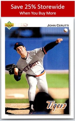 John Cerutti 1992 Upper Deck #487 Detroit Tigers