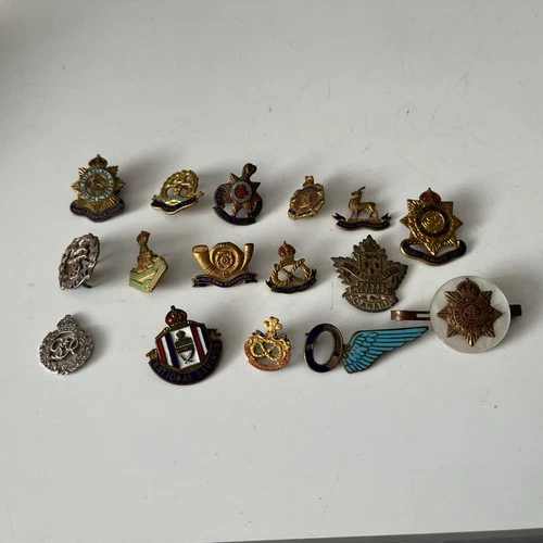 WW1 Sweetheart Badges All Missing Pins Or Broken Clasp Job Lot Collection