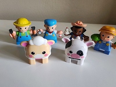 Little Tikes Waffle Blocks Farm People Animal Figures Replacement Steam Train