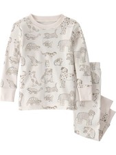 little planet by carter's Neutral 2-piece Pajamas made 9 Months, Pet Print