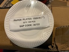 100 paper plates 7"