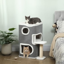 75 cm Cat Tree, Cat Tower Cat  House Cave with Scratching Post for Indoor Cats