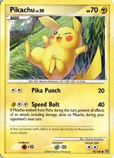 Pikachu 70/100 Common Stormfront Pokemon Damaged on eBay