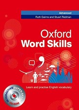 OXFORD WORD SKILLS ADVANCED: STUDENT'S PACK (BOOK AND By Ruth Gairns *Excellent*