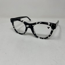 DONNA KARAN EYEWEAR DO5018 010 49-21-140 BLACK CLEAR EYEGLASSES FRAME R463
