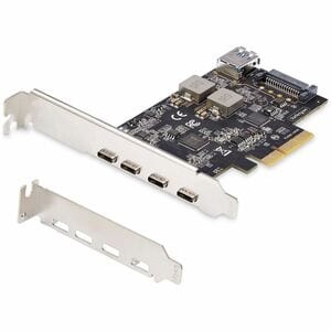 Startech 5-Port Usb Pcie Card Usb 3.2 10Gbps Pci Express Card With 4X Usb-C Port