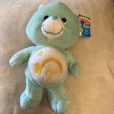 Care Bear, Wish Bear, 2004, 9 Inches, Slightly used for display, With Tags