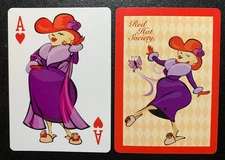 Swap Playing Card   RED HAT SOCIETY   Ace of Hearts