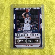 2020-21 Panini Contenders Draft Picks - Variation Ja Morant #44 Game Ticket Red