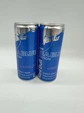 2 Cans Of Red Bull Sea Blue Edition Juneberry 8.4Fl Oz 2025