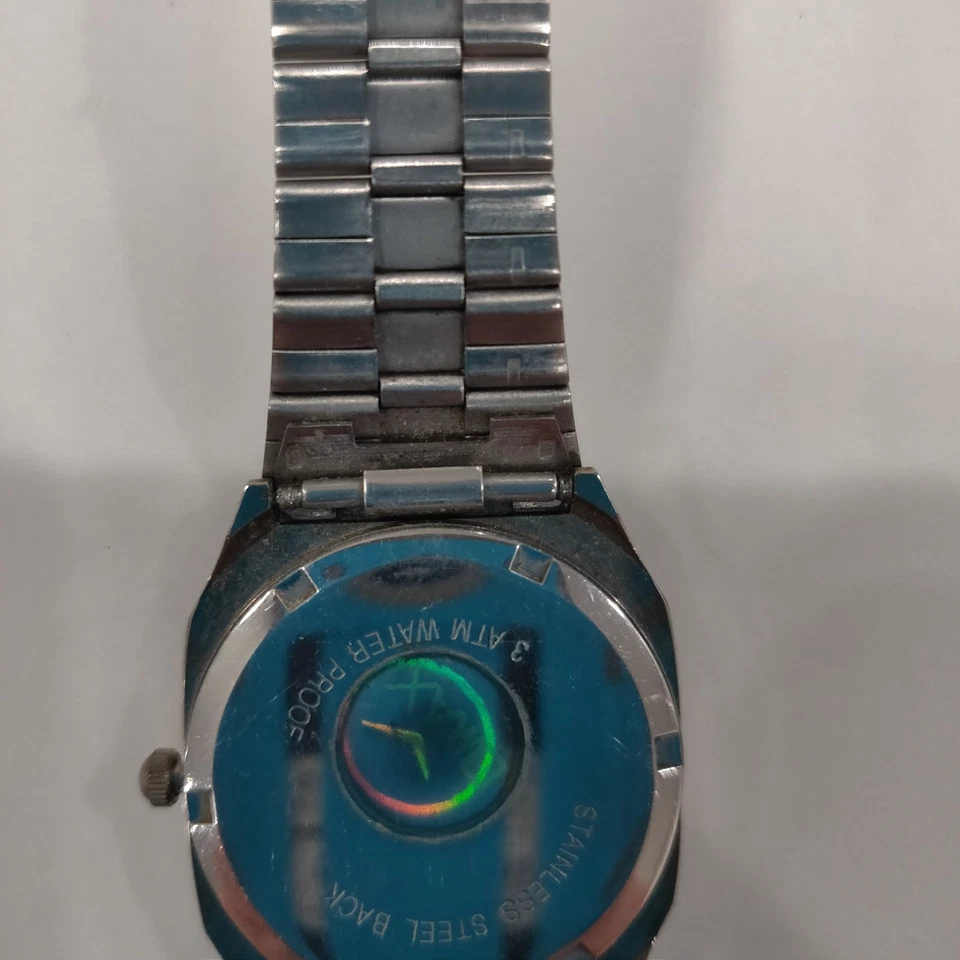 Reloj Pulsera Hombre OMAX Vintage Salto Hora 3 ATM Impermeable Acero Inoxidable Foto 3 de 4