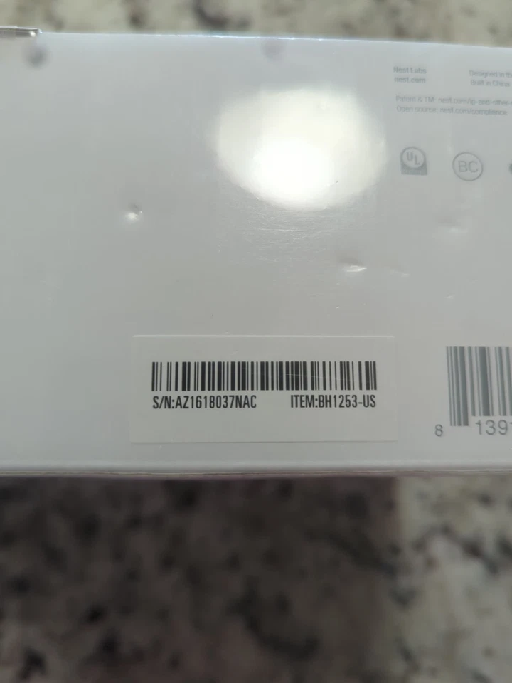 Brand New BNIB Google Nest BH1253-US Thermostat Sensor Silver w/ 1 Temp Sensor  - Image 3 of 4
