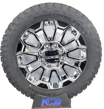 4 New 22 Replica Chrome Gmc Sierra 2500 3500 Wheels Rims Tires Rt 35