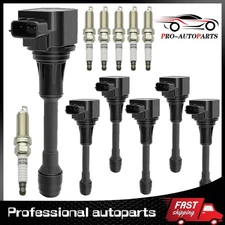 Set of 6pcs Ignition Coil & Spark Plug for 2009-2019 Nissan Maxima V6 3.5L UF550
