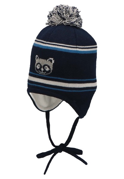 Sterntaler Baby Jungen Gots BommelmüTze WaschbäR Baumwolle Ohrenklappen 49-image