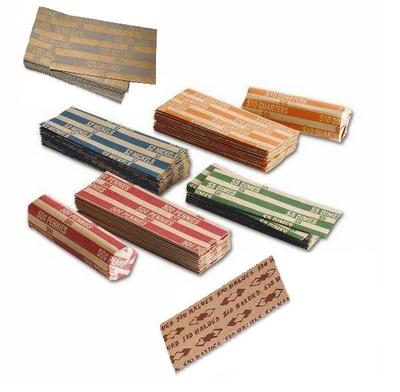 #ad COIN WRAPPERS ANY AMOUNT ANY MIX Penny Nickel Dime Quarter Half or Dollar $4.00