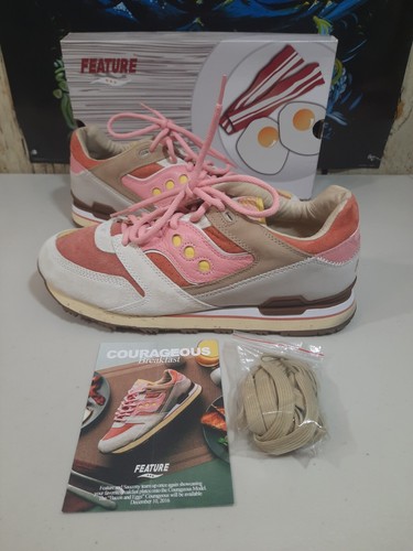 Saucony Courageous X Feature "Bacon And Eggs" Rare 12
