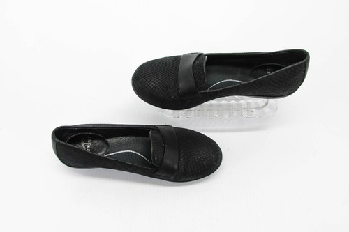 Dansko Womens Shoes Oksana Size US 8.5M EUR 39 Black Leather Loafer Pre Owned vq - Picture 9 of 12